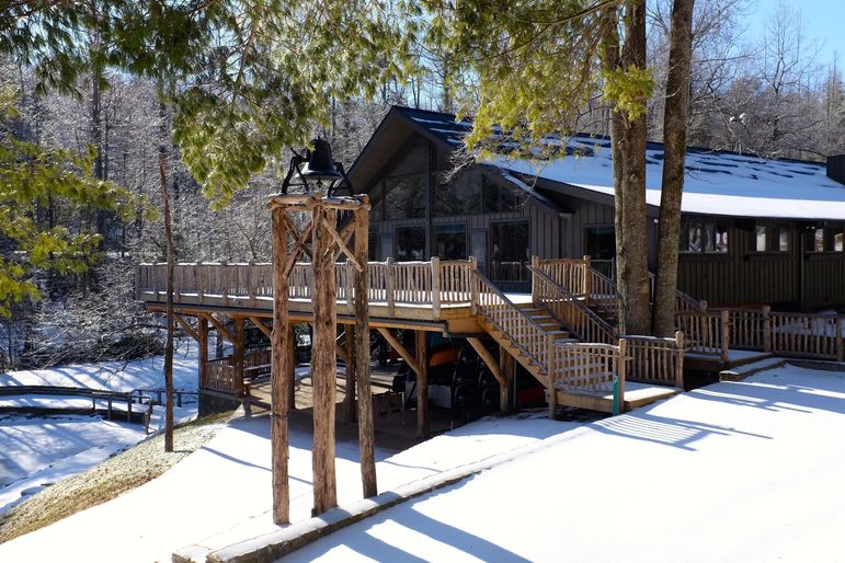 Ice storm at falling creek camp